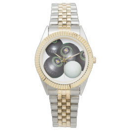 Black Gräsmatta Bowls och Kattunge Armbandsur