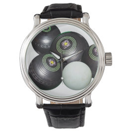 Black Gräsmatta Bowls och Kattunge Armbandsur