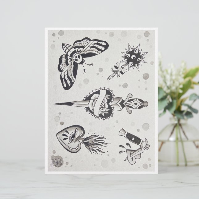 Black & Grått av Lauren Caldwell (Stående Fram)