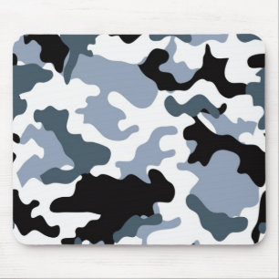 Black & grått Camo Mousepad Musmatta