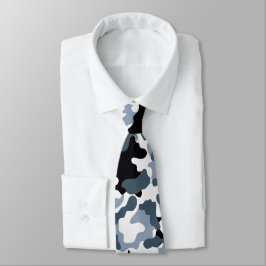 Black Grått Camo Neck Tie Slips