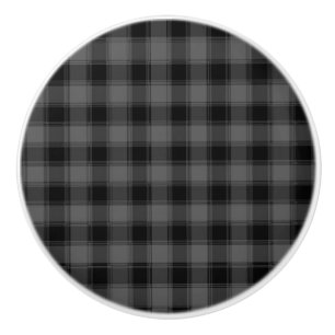 Black & Grått Checkated Squares Boys Manar Knopp