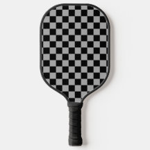 Black + Grått Checkerboard Mönster