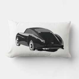Black Grått Classic Car Lumbarkudde