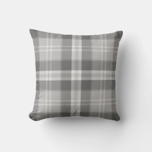 Black Grått Modern Rustic Farmhouse Neutralt Kudde