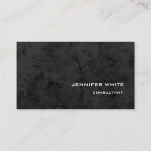 Black Grått Mönster Modern Stil Elegant Trendig Visitkort