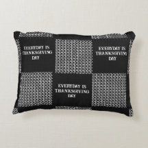 Black Grått White Varje dag är Thanksgivingen Day