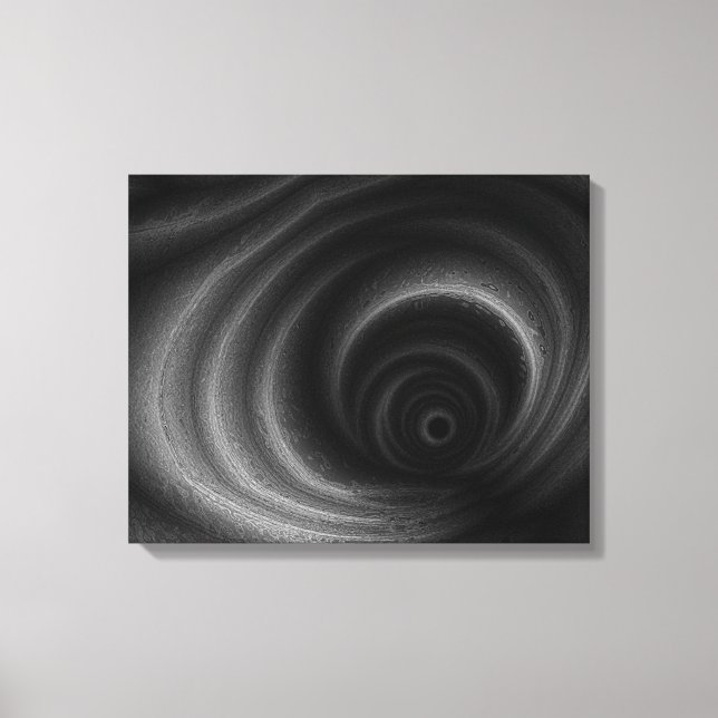 Black Gravity Canvastryck (Framsida)