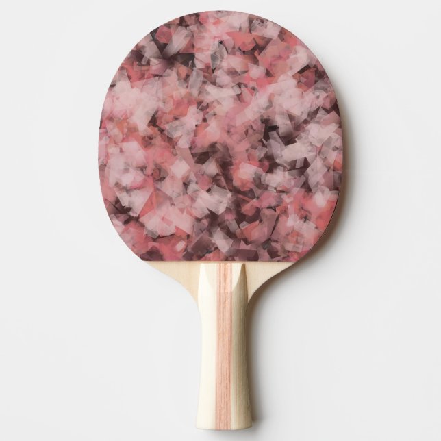 Black Gray Pink White Modern Geometric Abstract Pingisracket (Framsidan)