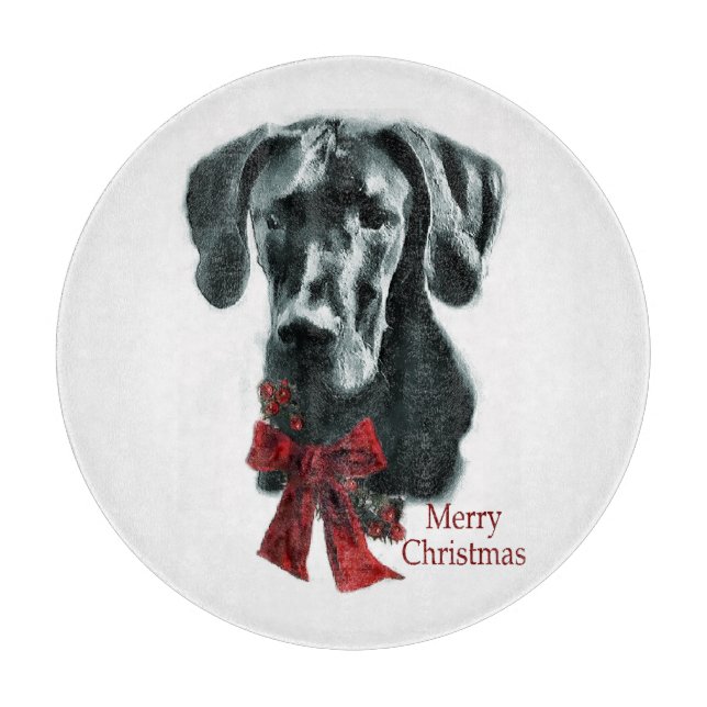 Black Great dane jul (Framsidan)