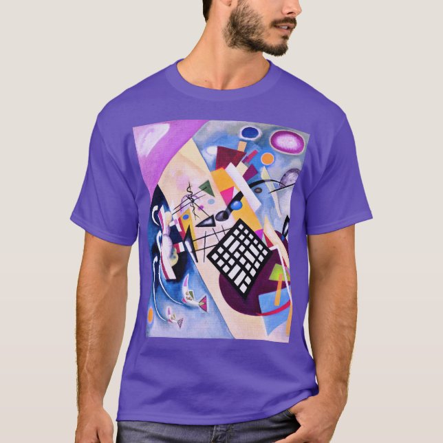 Black Grid - Kandinsky T Shirt (Framsida)