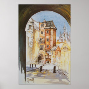 Black Grind, Newcastle upon Tyne Print Poster