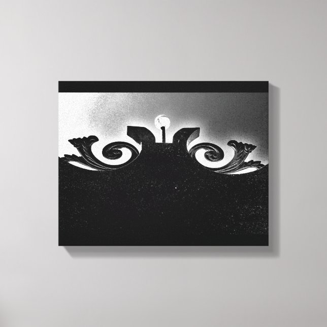 Black Grind View Canvastryck (Framsida)