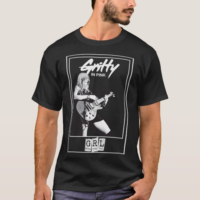 Black Gritty Te T Shirt (Framsida)