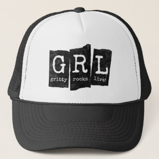 Black GRL Hat Keps
