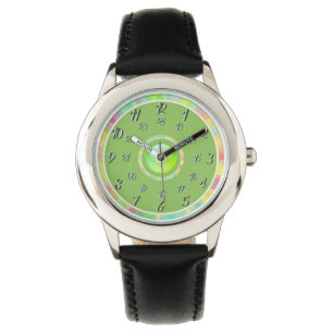 Black Grönt Watch Armbandsur