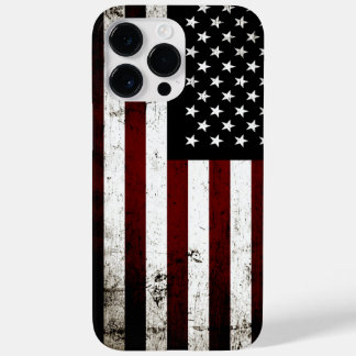 Black Grunge American Flagga