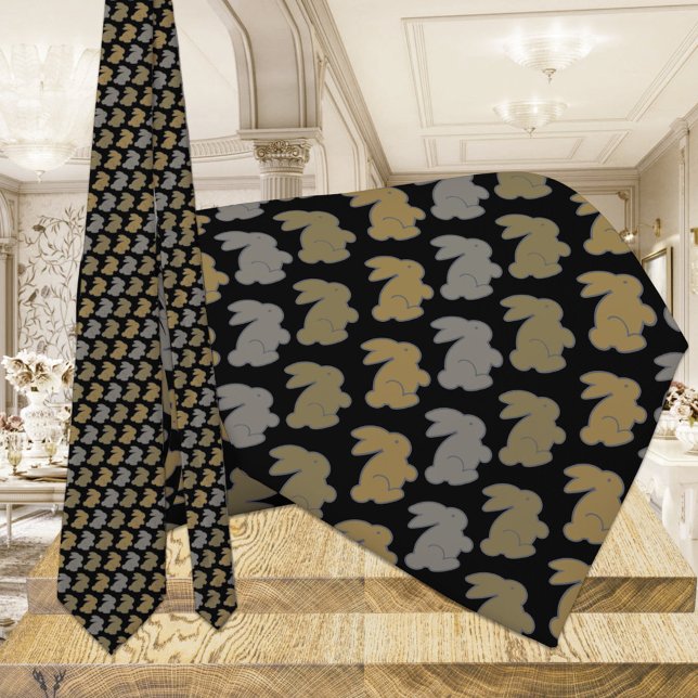 Black & Guld Bunny Rabbit Slips (Skapare uppladdad)