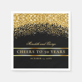 Black Guld Cheers 50-årsjubileum Pappersservett