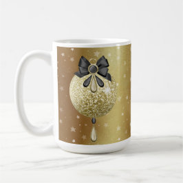BLACK & GULD CHRISTMAS ORNATIONS KAFFEMUGG