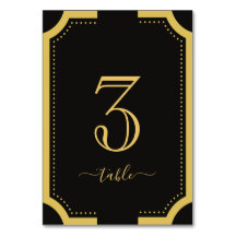 Black & guld Classic Elegant Copper Bröllop Bord