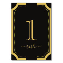 Black & guld Classic Elegant Copper Bröllop