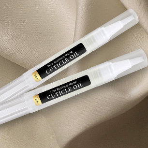 Black & Guld Cosmetic Tube Twist Pen 3 ml 5 ml eti Klistermärke