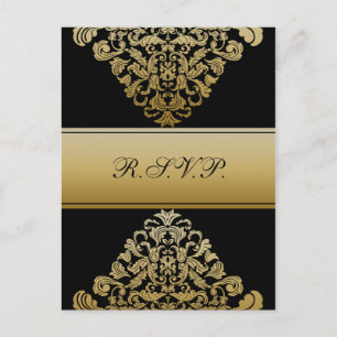 Black guld elegance OSA kort