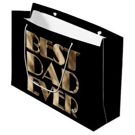 Black Guld Elegant Typography Best Pappa någonsin