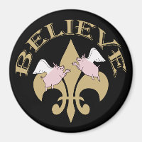Black Guld Fleur de Lis Flies Grisar