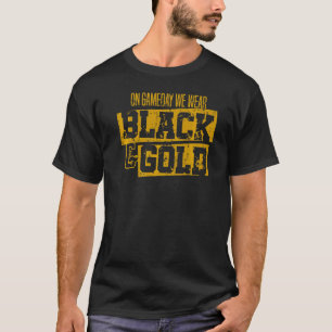 Black Guld Game Day Group for High School Football T Shirt