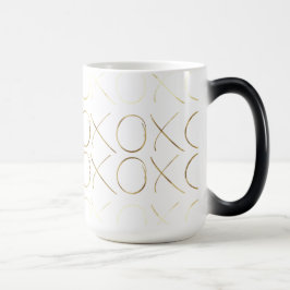 Black Guld Glam XOXO Magisk Mugg