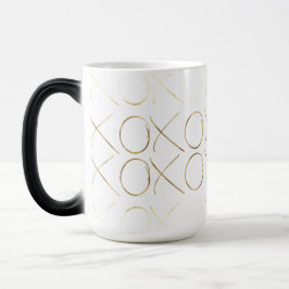 Black Guld Glam XOXO Magisk Mugg