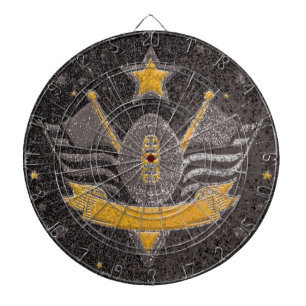 Black Guld Glitter American Football Jersey MVP Darttavla