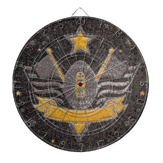 Black Guld Glitter American Football Jersey MVP Darttavla