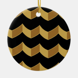 Black Guld Julgransprydnad Keramik