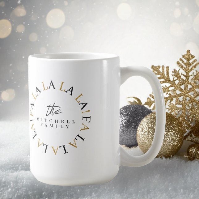 Black Guld, julklapp La ID1009 Kaffemugg (Skapare uppladdad)