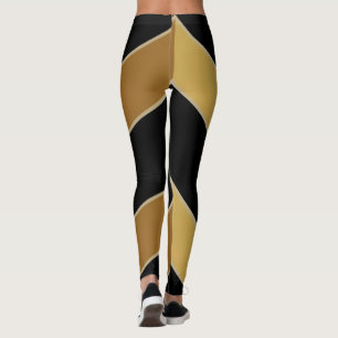 Black Guld Leggings