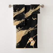 Black & Guld Marble