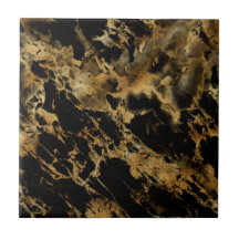 Black Guld Marble Agate Trendig Chic