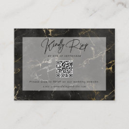 Black guld marble OSA Barcode Tilläggskort