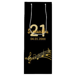 Black guld musik noter namn födelsedag