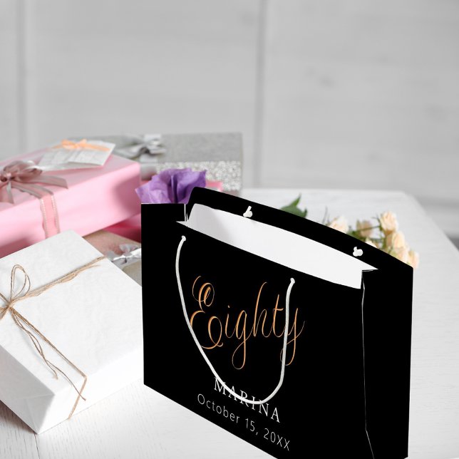 Black guld namn, 80-årsdag (Skapare uppladdad)