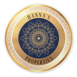 Black Guld Personlig Knopp