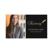 Black Guld Photo QR Notary Loan Signing Agent