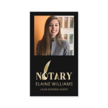 Black Guld Photo QR Notary Loan Signing Agent
