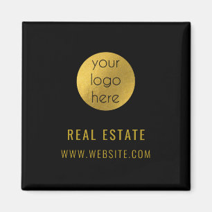 Black Guld Professionell Real Gods Agent Business Magnet