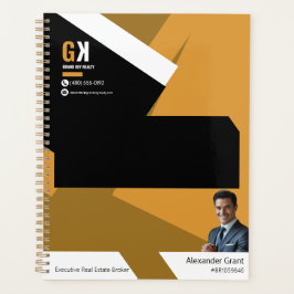 Black & Guld Realtor Design, Real Gods Agent