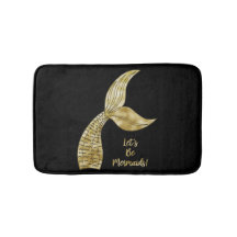 Black guld sjöjungfru