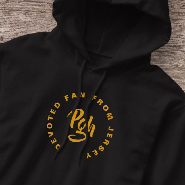 Black Guld Streetwear State Yinz Pgh Hoodie (Skapare uppladdad)